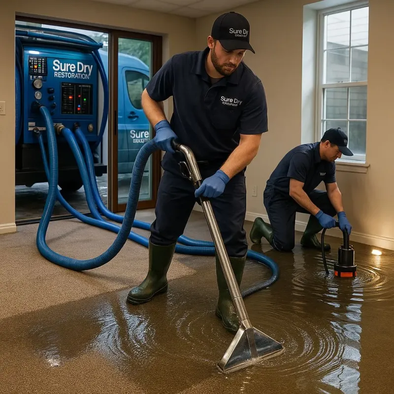 Water Extraction and Removal process in Childress, TX